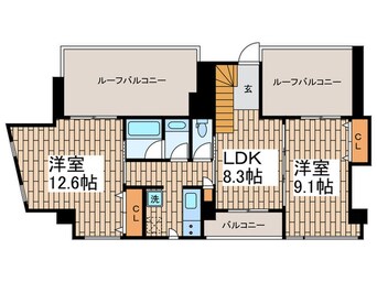 間取図 コンフォリア大森町