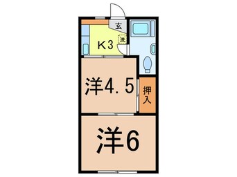 間取図 第二岸田ビル