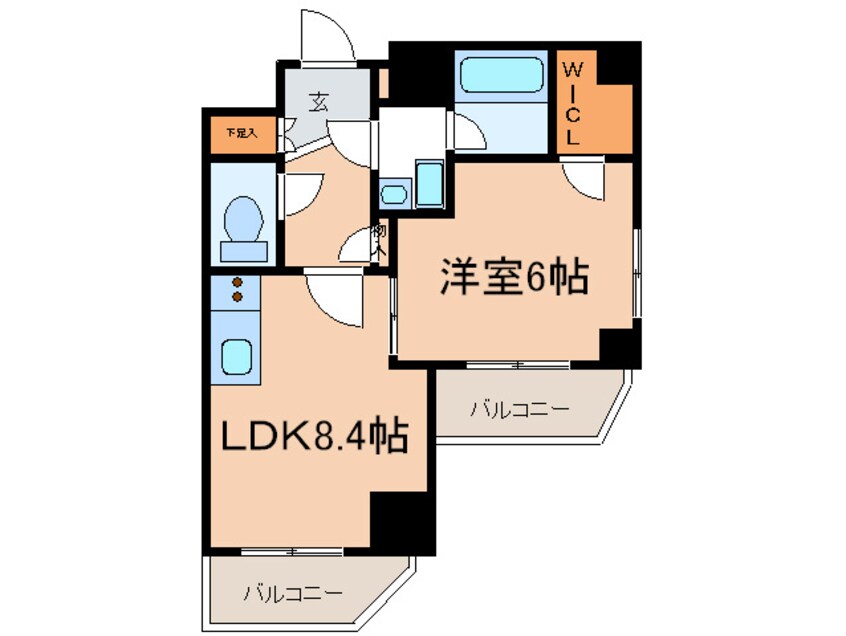 間取図 レジディア蒲田Ⅲ