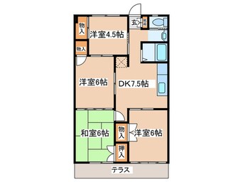 間取図 マンションベアーズ