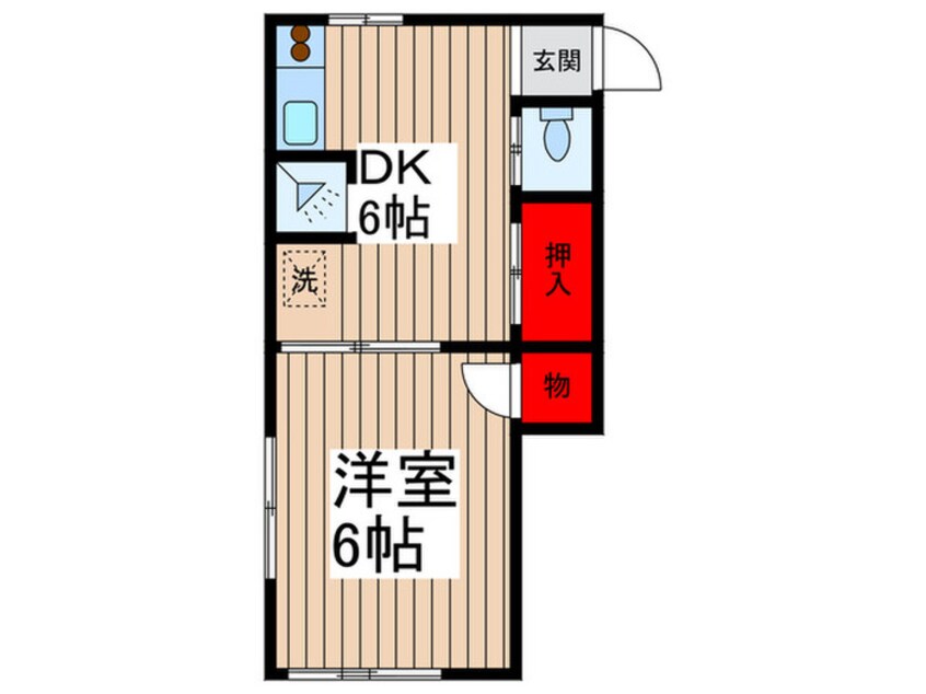 間取図 第２ときわ荘