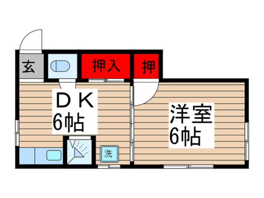 間取図 第２ときわ荘