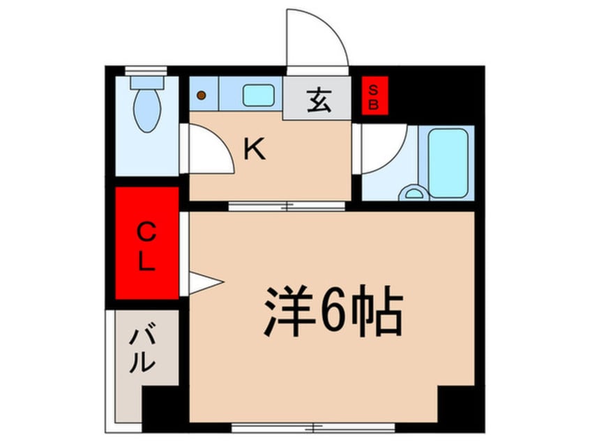 間取図 イーストフローラ東長崎
