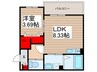ユニバーサルオアシスⅠ 1LDKの間取り
