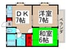 グレイスハイツ 2DKの間取り