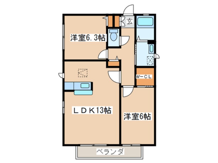 間取図 シャルム