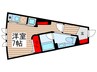 ASTREA (ｱｽﾄﾚｱ) 1Rの間取り