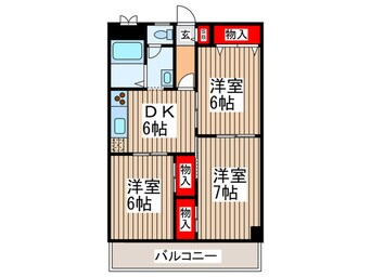 間取図 ア－バン清水