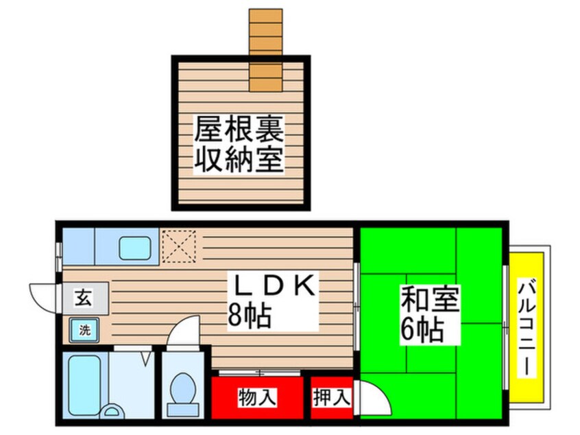 間取図 バードピア秋津１号館