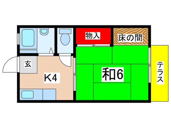 間取り図 ヴィラ桔梗