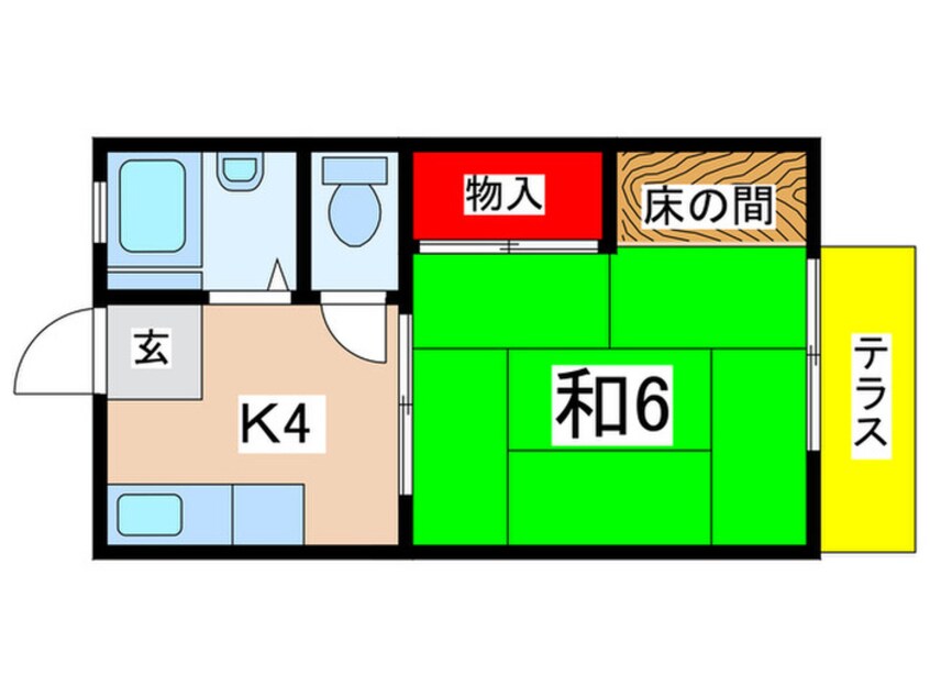 間取図 ヴィラ桔梗