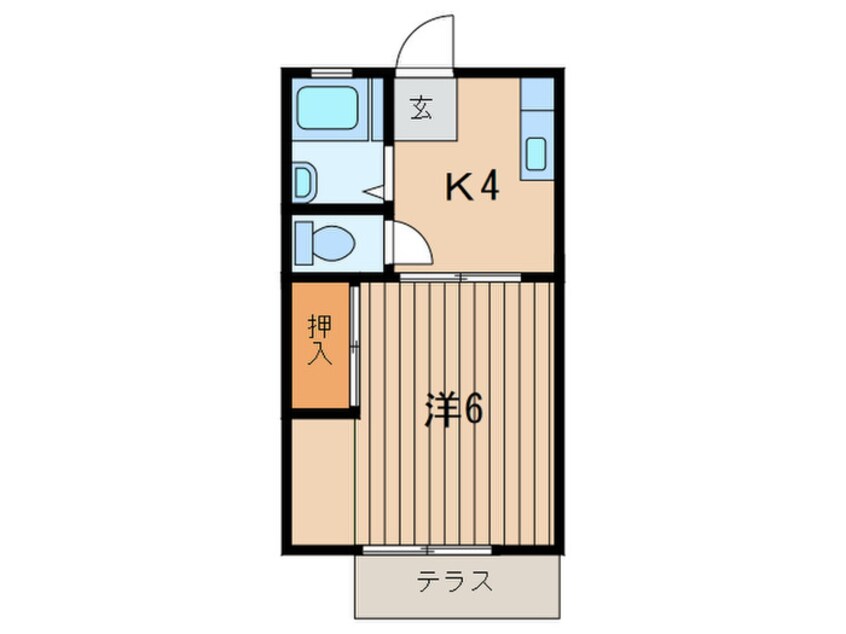 間取図 ヴィラ桔梗