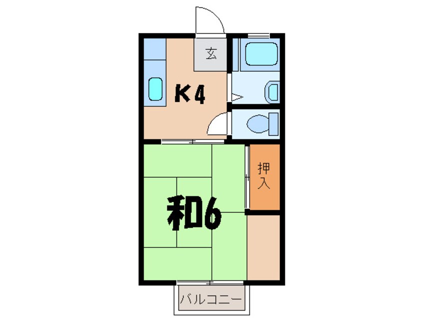 間取図 ヴィラ桔梗