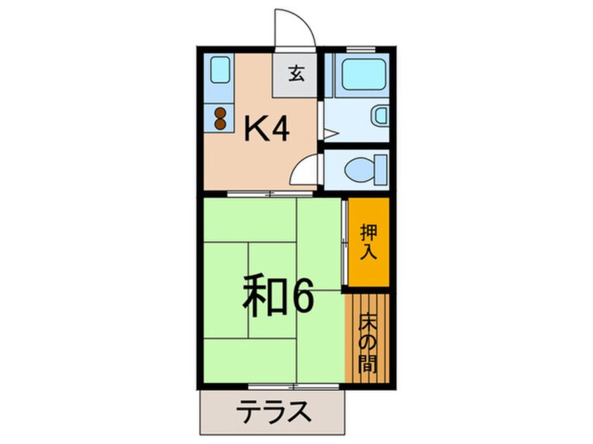 間取図 ヴィラ桔梗