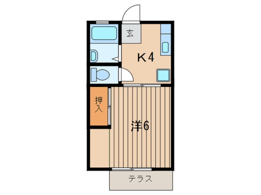 間取図 ヴィラ桔梗