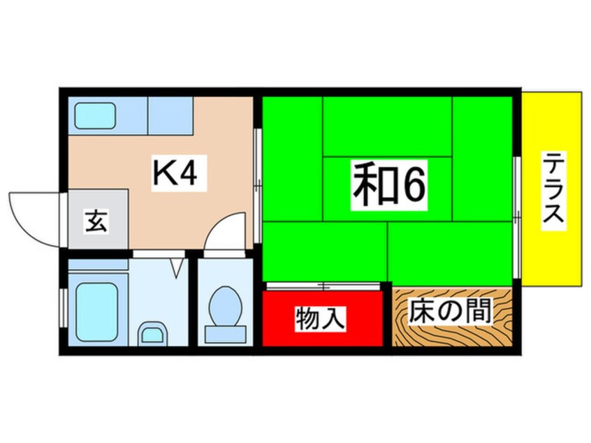 間取図 ヴィラ桔梗