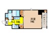 グランカーサ日本橋浜町 1Kの間取り