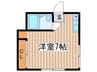 メゾンサン小町 1Rの間取り