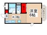 エクセレントＡＫＥＢＯＮＯ 1Kの間取り