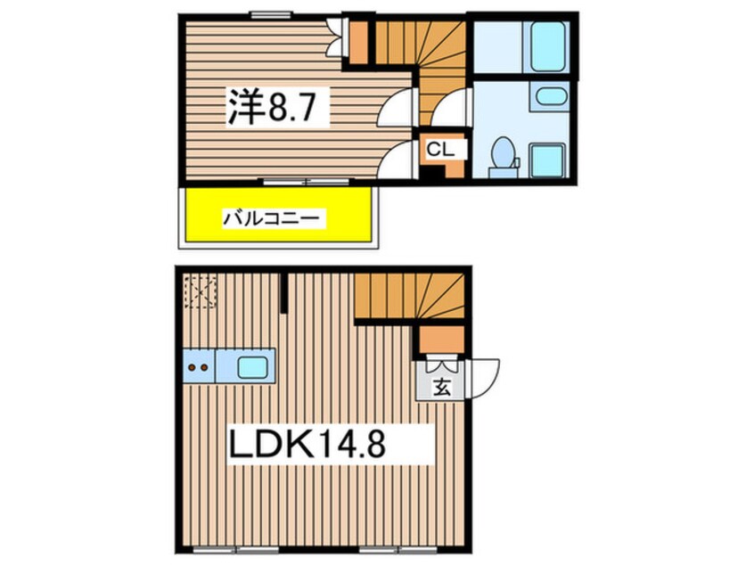 間取図 アーバンステージ菊川