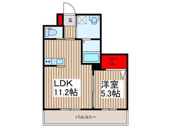 間取図 グレイス北越谷