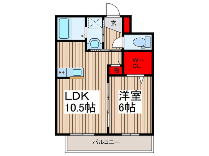 間取図 グレイス北越谷