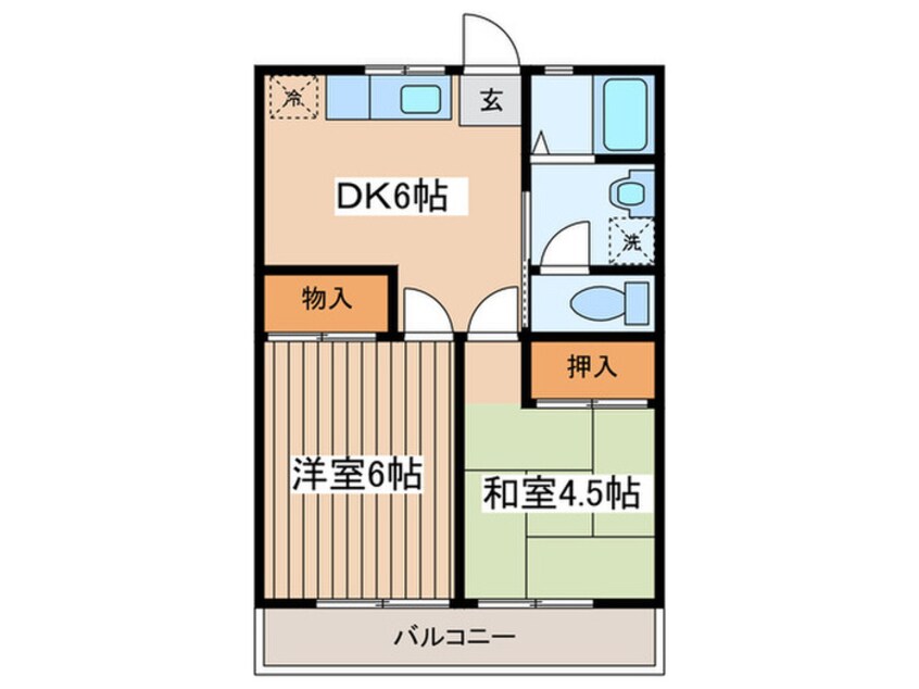 間取図 クリスタルパレス