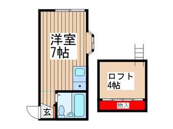 間取図 ゼフィール南浦和Ⅱ