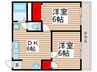 レルミー.ピア 2DKの間取り