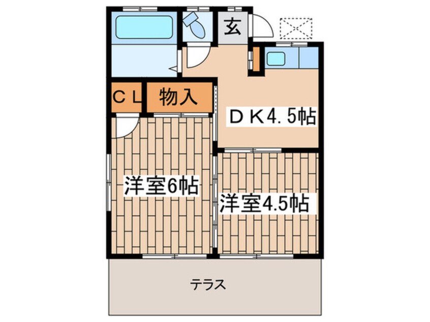 間取図 若葉荘