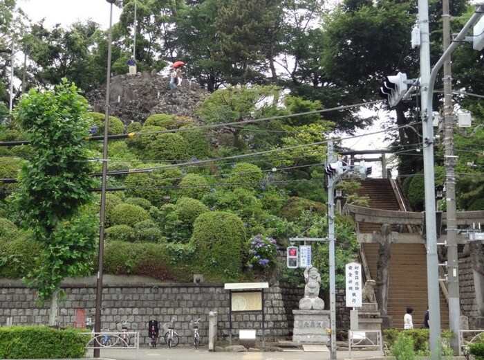 品川神社(公園)まで48m 豊田ハイツ