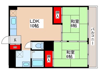 間取図 広栄ハイツ