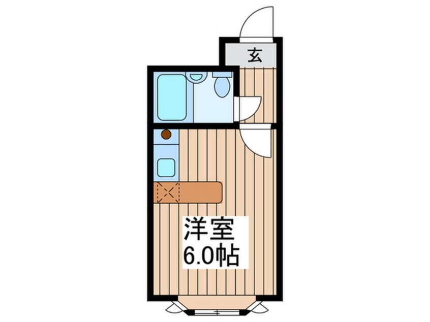 間取図 ベルピア一ノ割第２