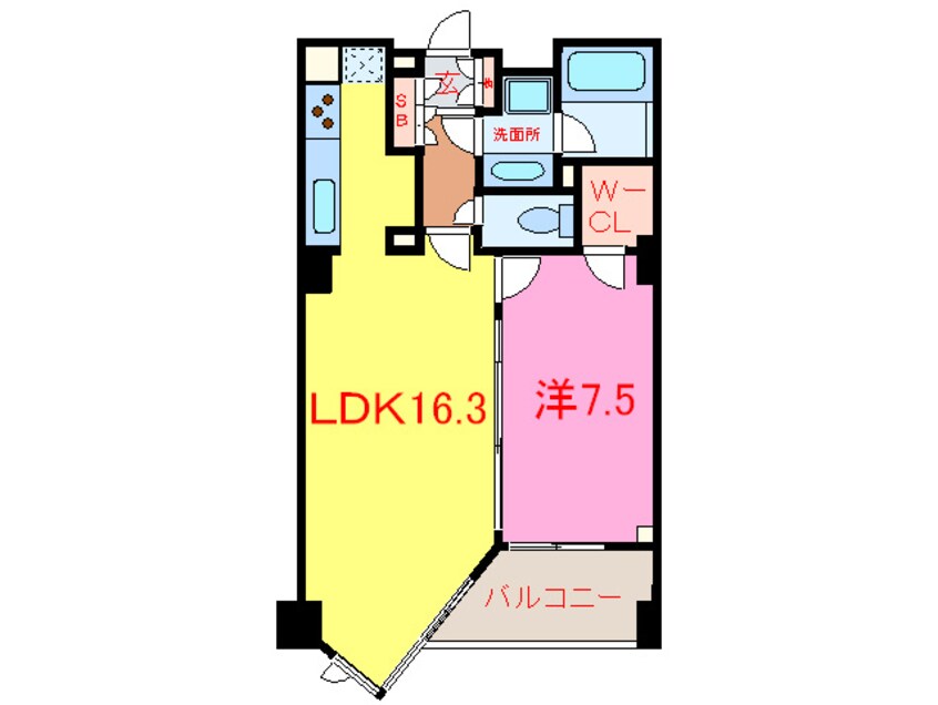 間取図 カスタリア高輪