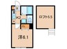 メゾン横浜岸谷 1Kの間取り