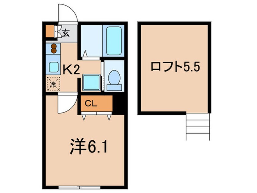 間取図 メゾン横浜岸谷