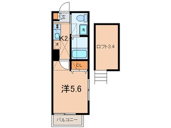 間取図 メゾン横浜岸谷