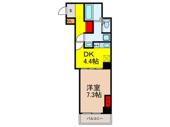 間取図 ｵｰﾊﾟｽﾎｰﾑｽﾞ八丁堀