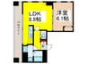 ｵｰﾊﾟｽﾎｰﾑｽﾞ八丁堀 1LDKの間取り