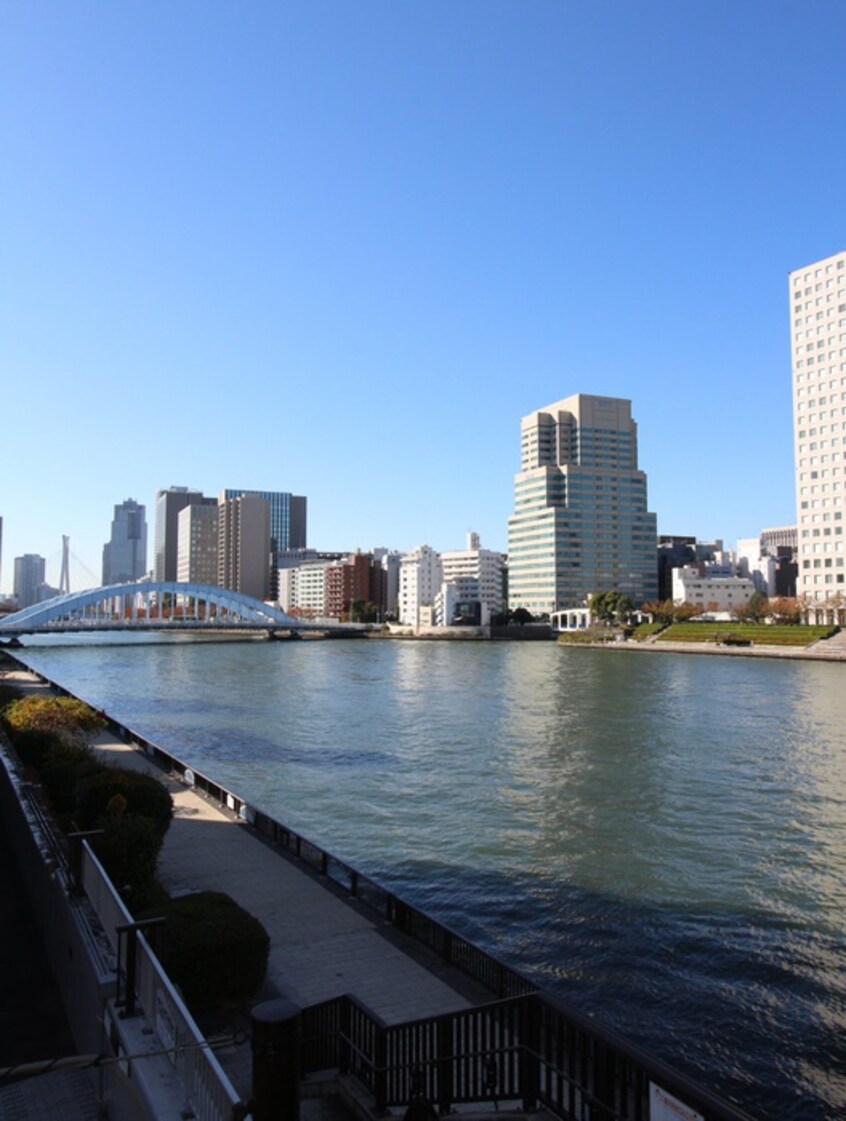 隅田川(公園)まで100m ｵｰﾊﾟｽﾎｰﾑｽﾞ八丁堀