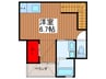 仮)イニシオM＆I 1Rの間取り