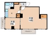 桜上水山森マンション（７０１） 2Kの間取り