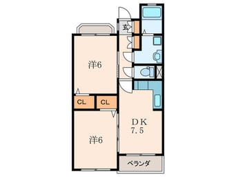 間取図 カーサ八雲