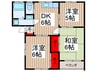 パレ－シャル中山 3DKの間取り
