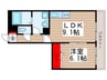 グランデ幕張 1LDKの間取り