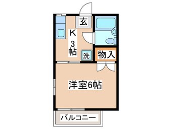 間取図 グランデュ－ル若葉