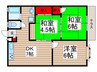 グレーネハイム 3DKの間取り