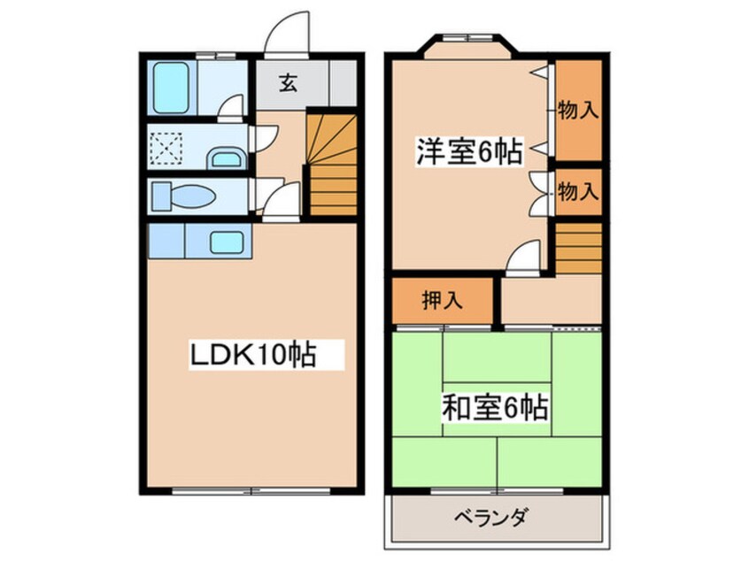 間取図 メゾンユ－２