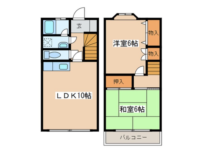 間取図 メゾンユ－２