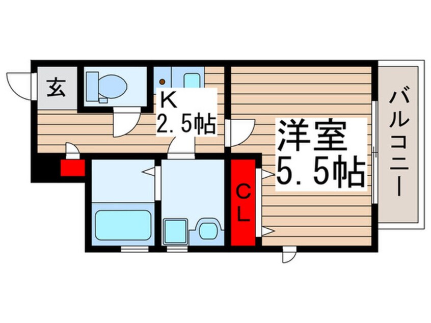 間取図 プランドール清瀬